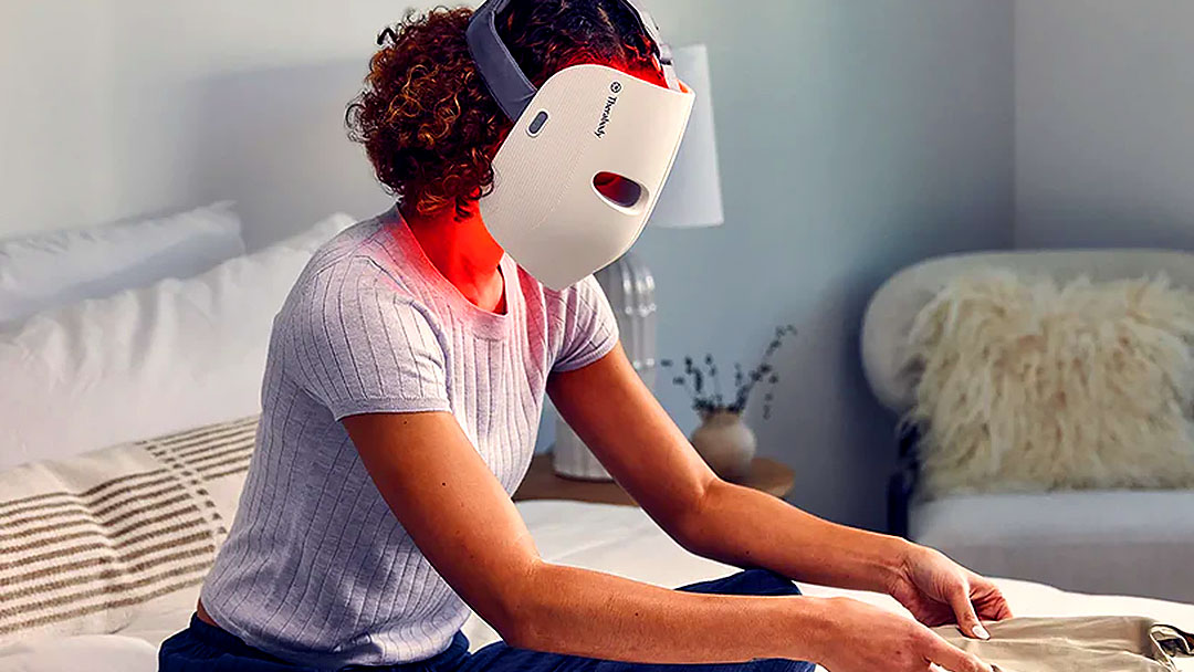 Best red light therapy mask: TheraBody's TheraFace.