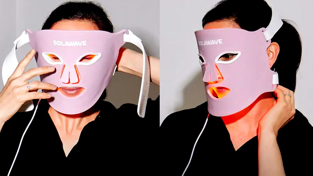 Best red light therapy mask: Solawave's Wrinkle Retreat Pro.