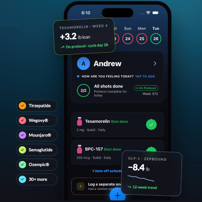 Peptides AI - Best Overall Peptide Tracker App