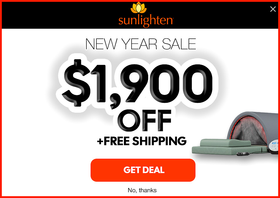 Sunlighten New Year Sale
