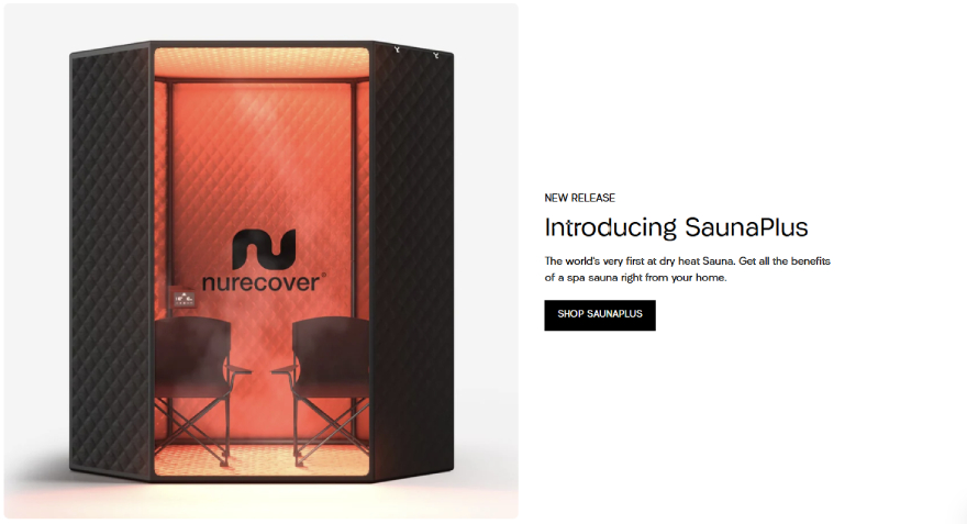 Best portable sauna: Nurecover SaunaPlus.