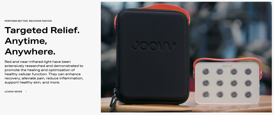 Best red light panel: the benefits of Joovv GO 2.0.