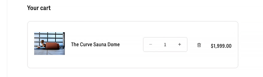 Clearlight sauna sale: add you sauna to your shopping cart.