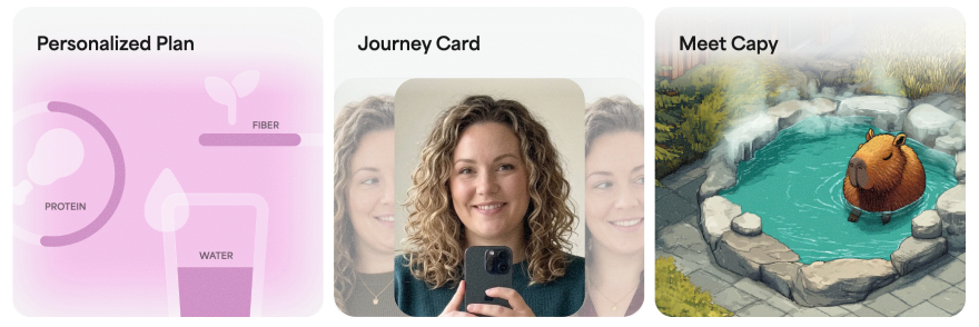 MeAgain app review: Journey Cards.