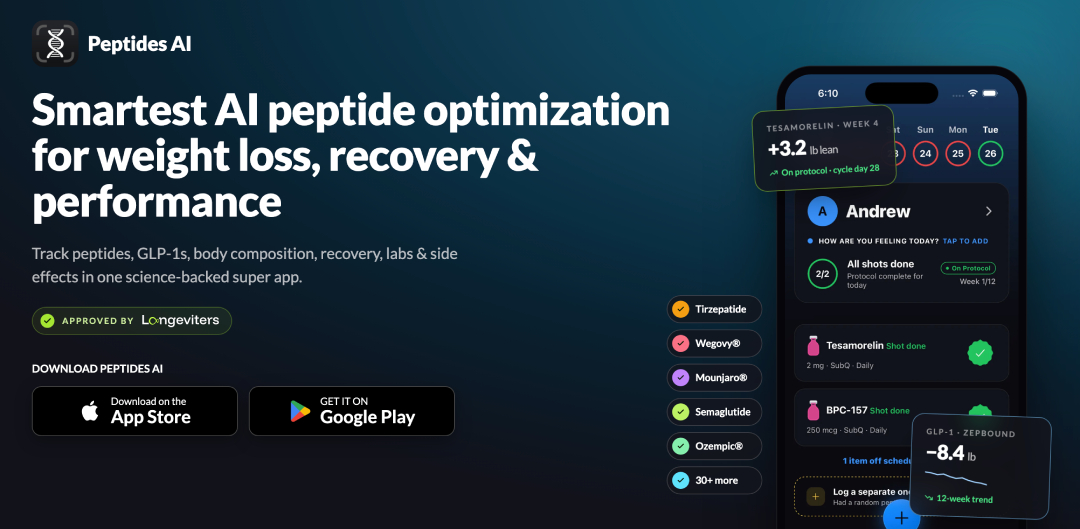 Peptides AI review: the ultimate app for whatever your wellness goals might be.