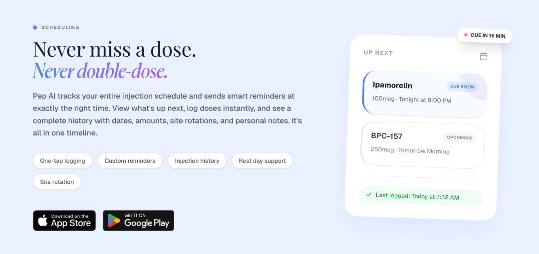 Peptides AI review: Pep AI.