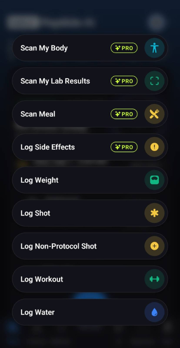 Shotsy alternatives: MAX Peptide AI features.