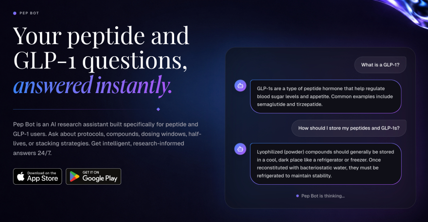 Shotsy app review: Pep AI Pepbot.