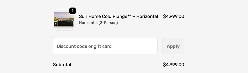 Sun Home Black Friday promo: apply the deal.
