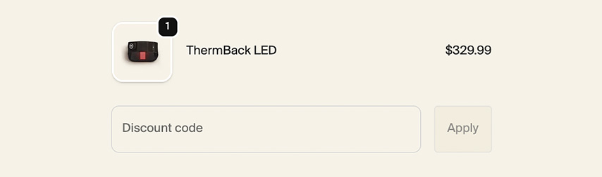 Therabody promo code: applying the deal.